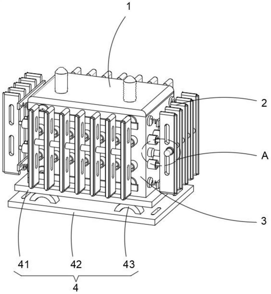 一种变压器防碰撞浇铸铝合金壳体
